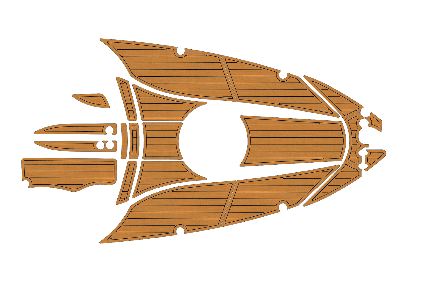 2006-2009 Four winns 278 vista BOW 1/4"6mm EVA foam floor