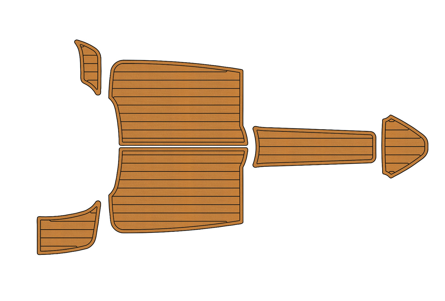 2006-2009 Bella 512 EXCEL Marine teak deck EVA Foam Boat fuax foam mat flooring