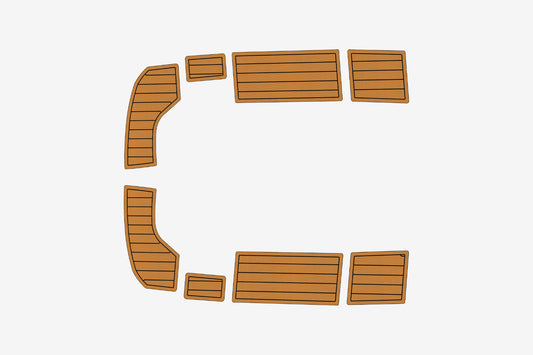 Beneteau 35 Anti-slip mat Custom EVA teak marine deck flooring