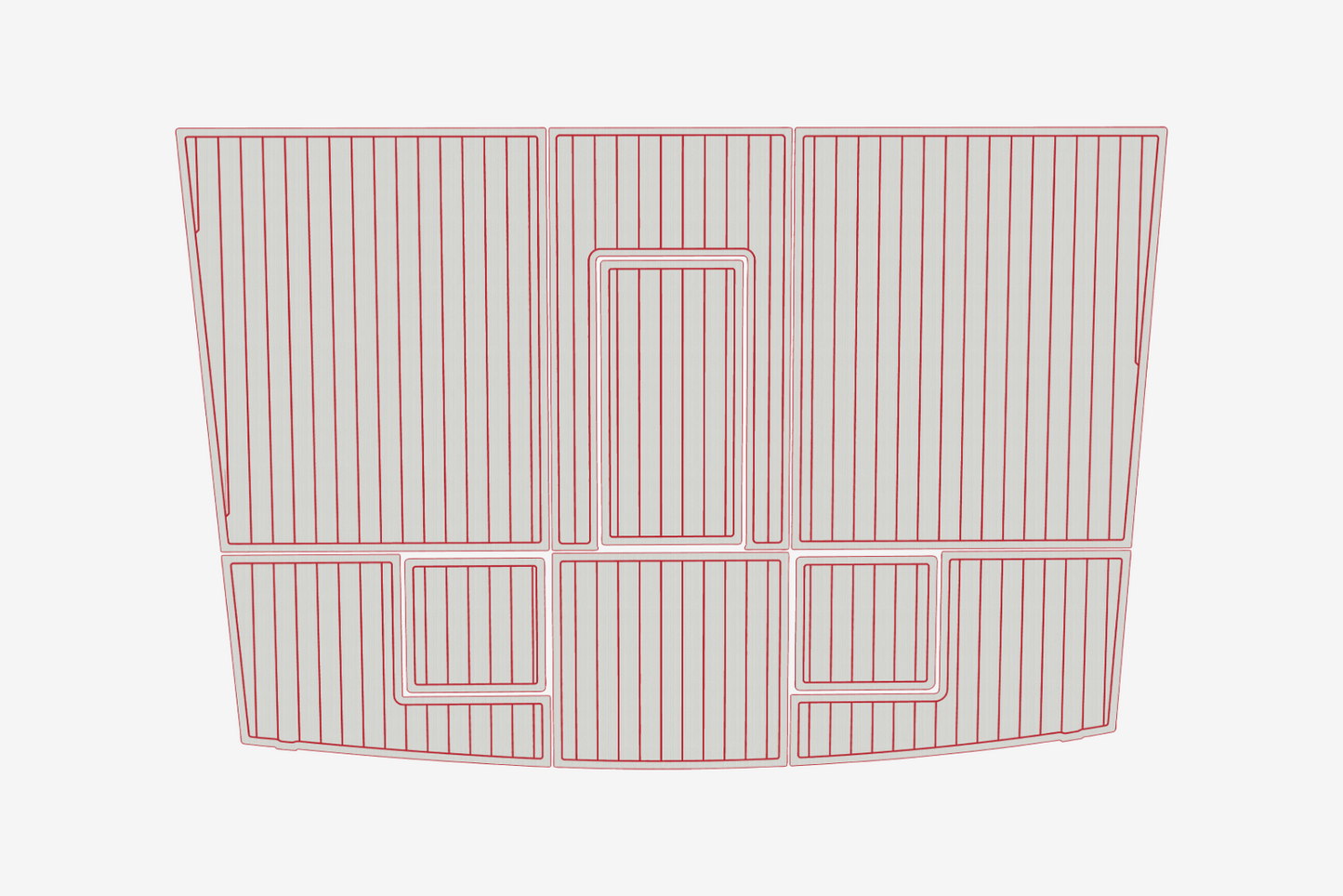 Egg Harbor 33 Swim platform 1/4"6mm EVA Foam carpet marine floor