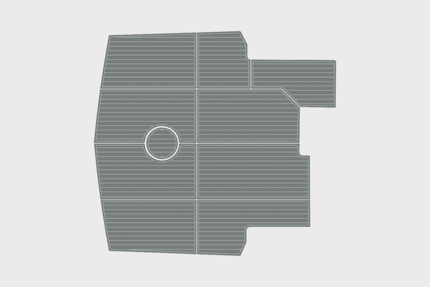 Nordic Tug 42 Cockpit 1/4"6mm EVA Foam floor