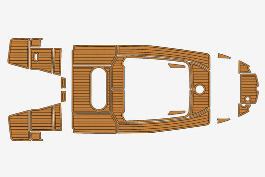 2017 Quicksilver 605 Open Marine teak deck EVA Foam Boat flooring