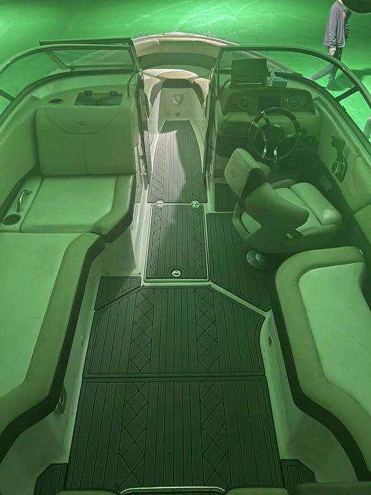 2016-2017 Regal 2300 Cockpit Swimming platform Pads 1/4" 6mm EVA FaUX Teak floor