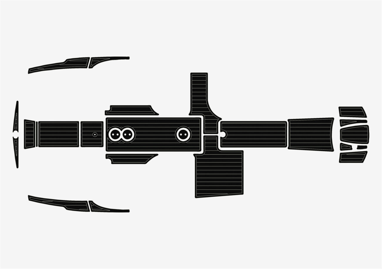 2012 Mastercraft X80 Cockpit Swim platform bow 1/4"6mm EVA foam mat floor