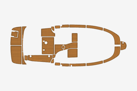 2007 Faeton 26 Scape Marine teak deck EVA Foam Boat flooring