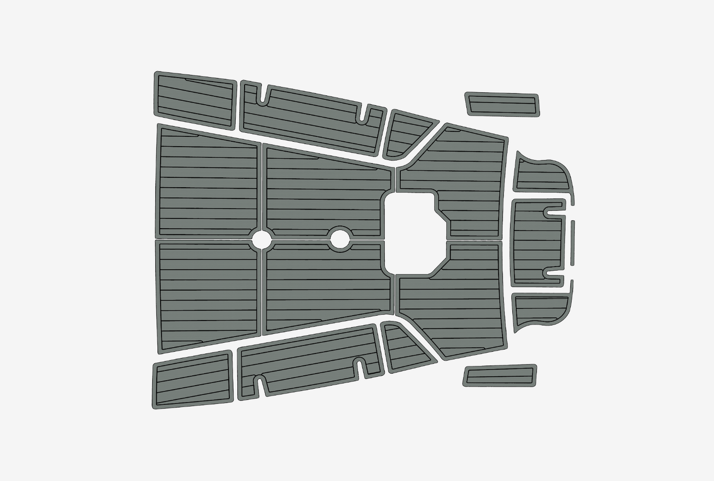 1999-2000 Celestial 50 Pilothouse Cockpit 1/4"6mm EVA Foam carpet marine floor