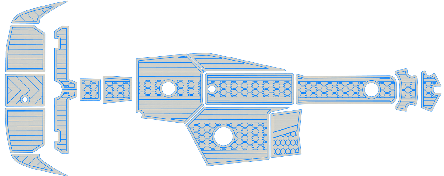 2006-2012 sea doo 210 wake Marine teak deck seadek EVA Foam Boat flooring