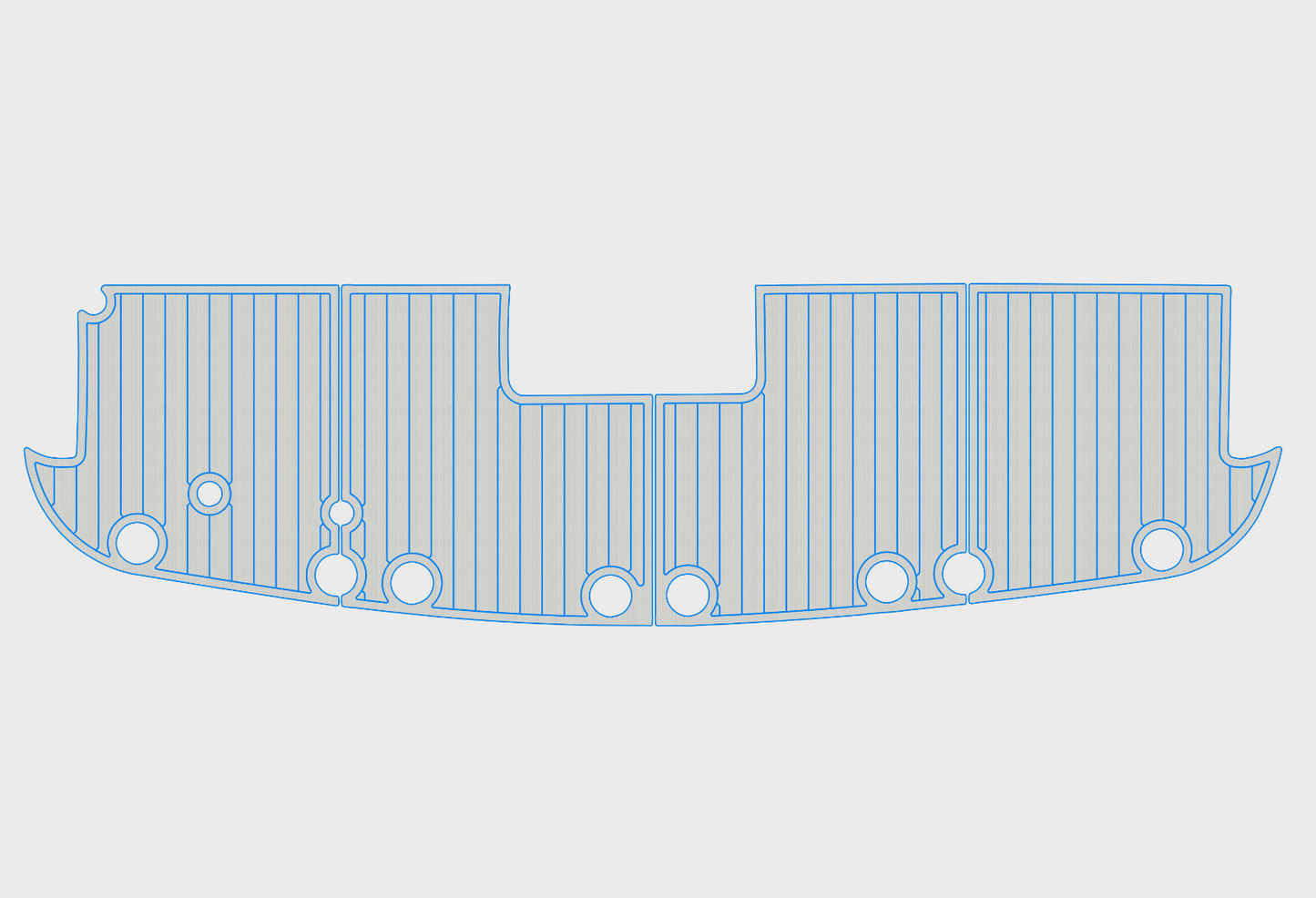 Navigator 48 Swim platform 1/4"6mm EVA Foam fuax floor