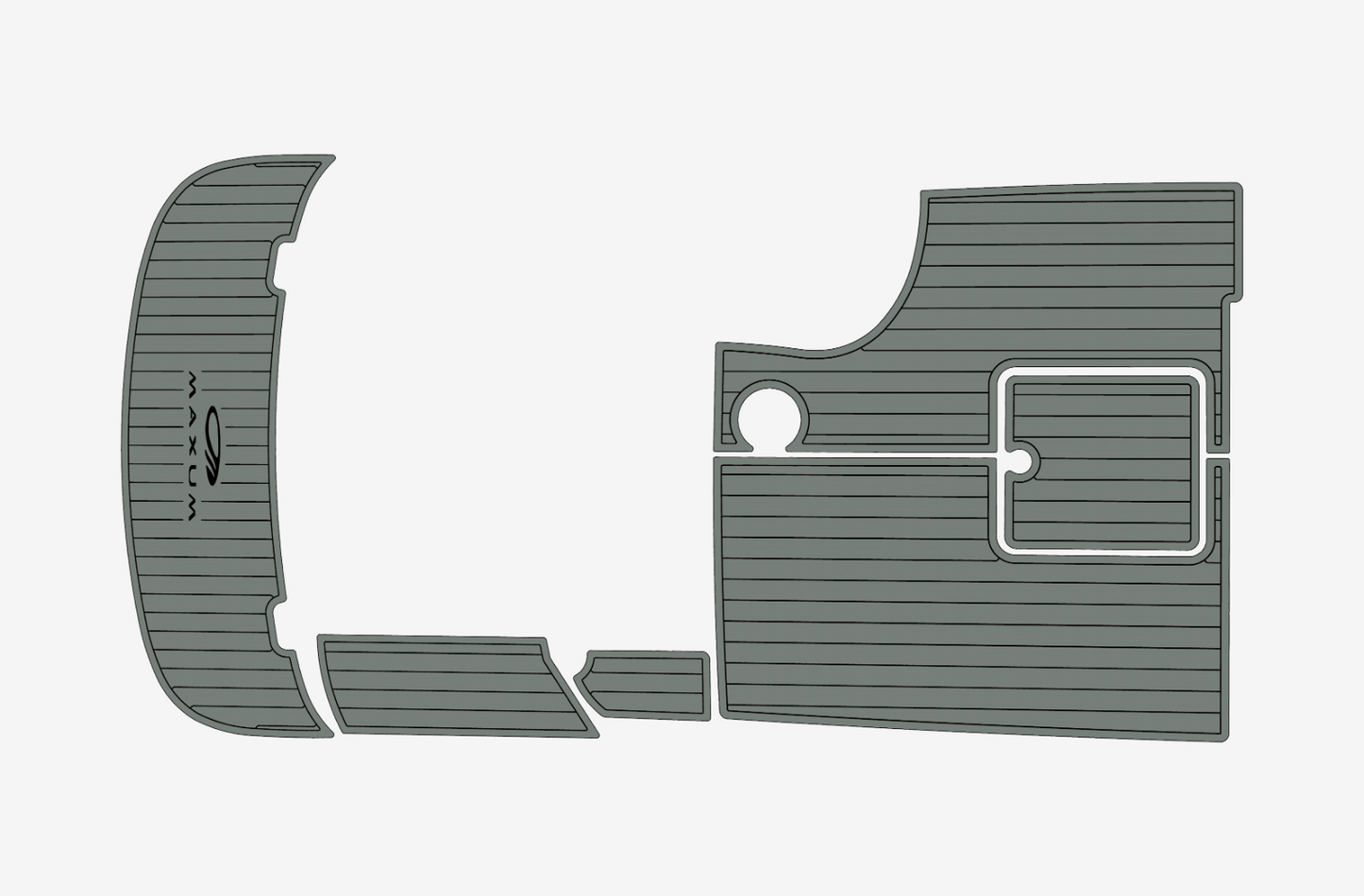 2004 Maxum 2400 SR3 Reva.A EVA foam faux teak decking marine mat floor