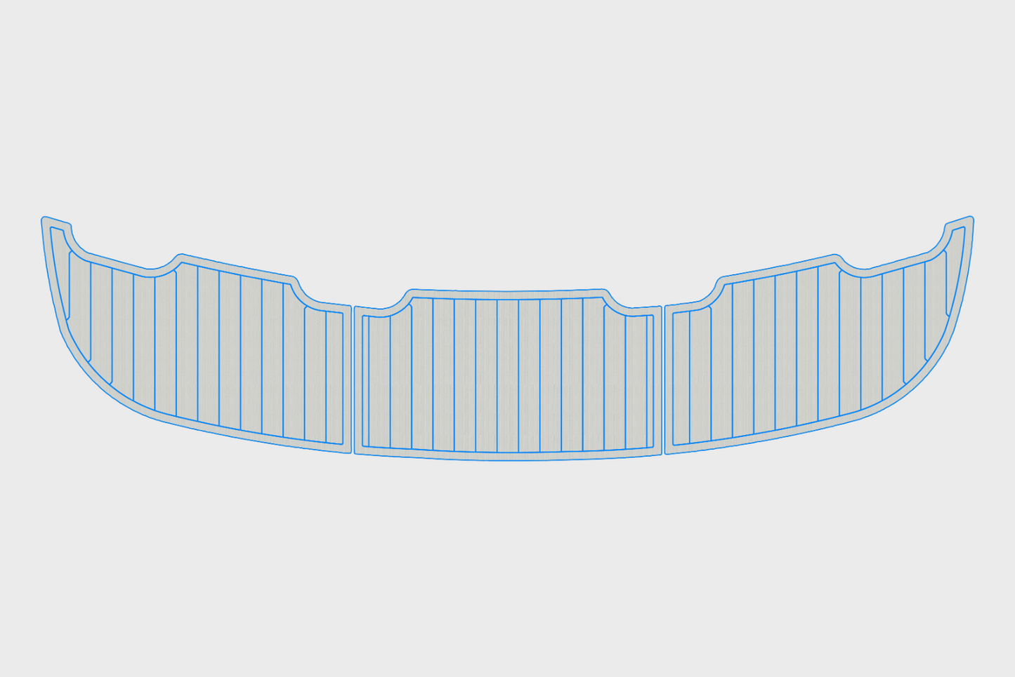 1986-1989 Tollycraft 34 Sport Seda Swim platform 1/4"6mm EVA Foam floor