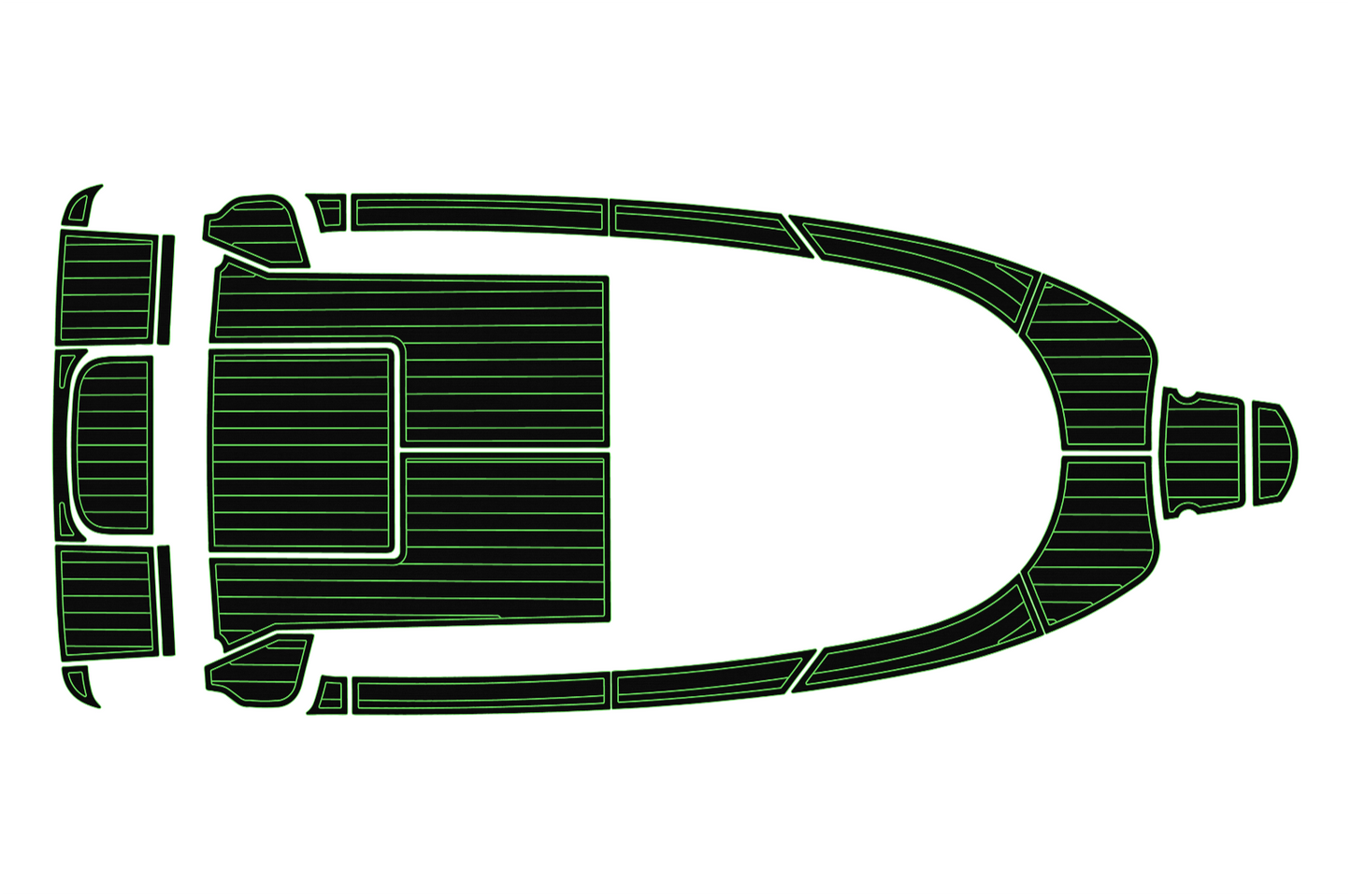 2010 Aquador 21 WAS Cockpit Swim platform bow 1/4"6mm EVA foam faux floor