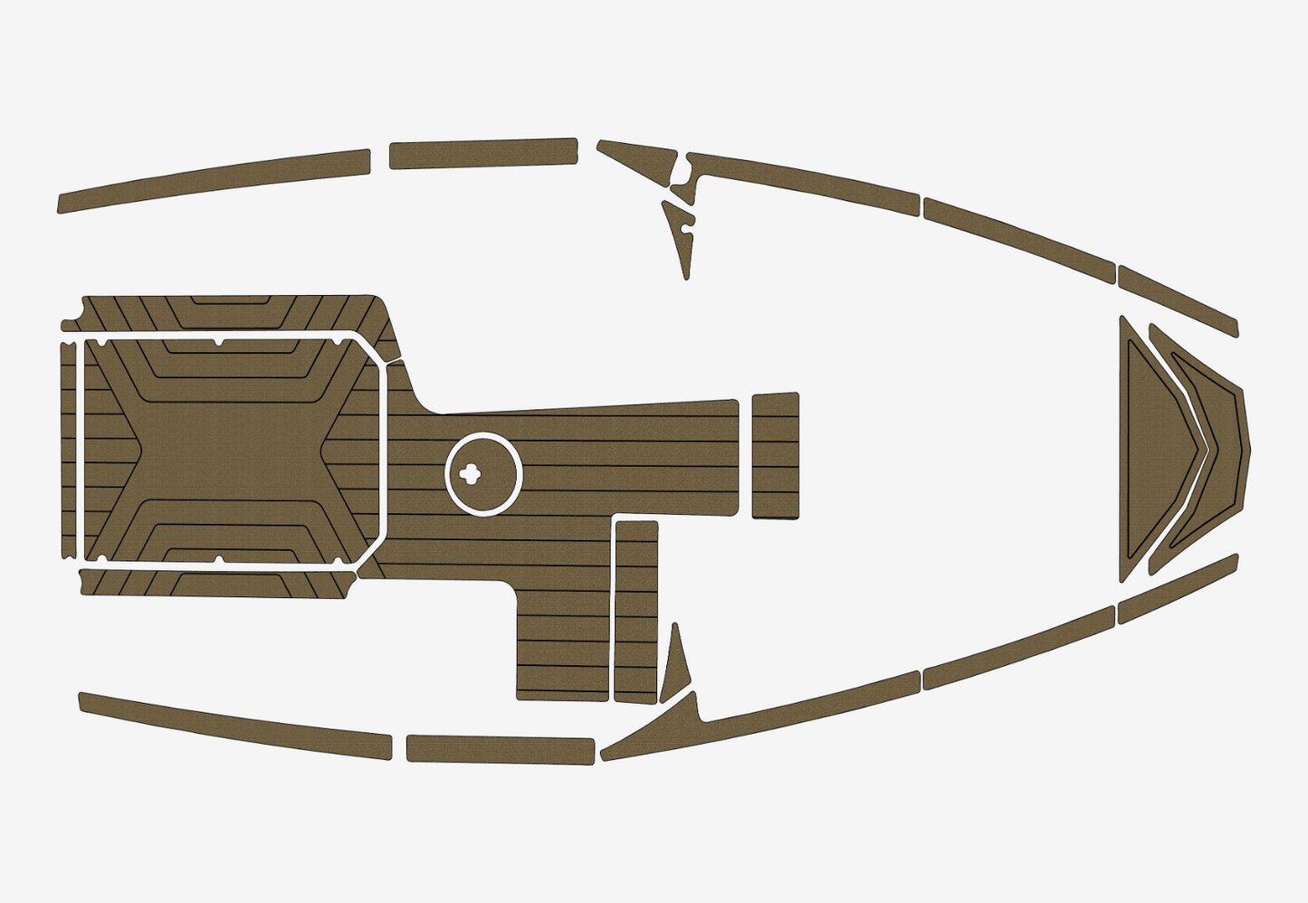 2018-2021 MALIBU 21 MLX Cockpit bow 1/4"6mm EVA Foam floor