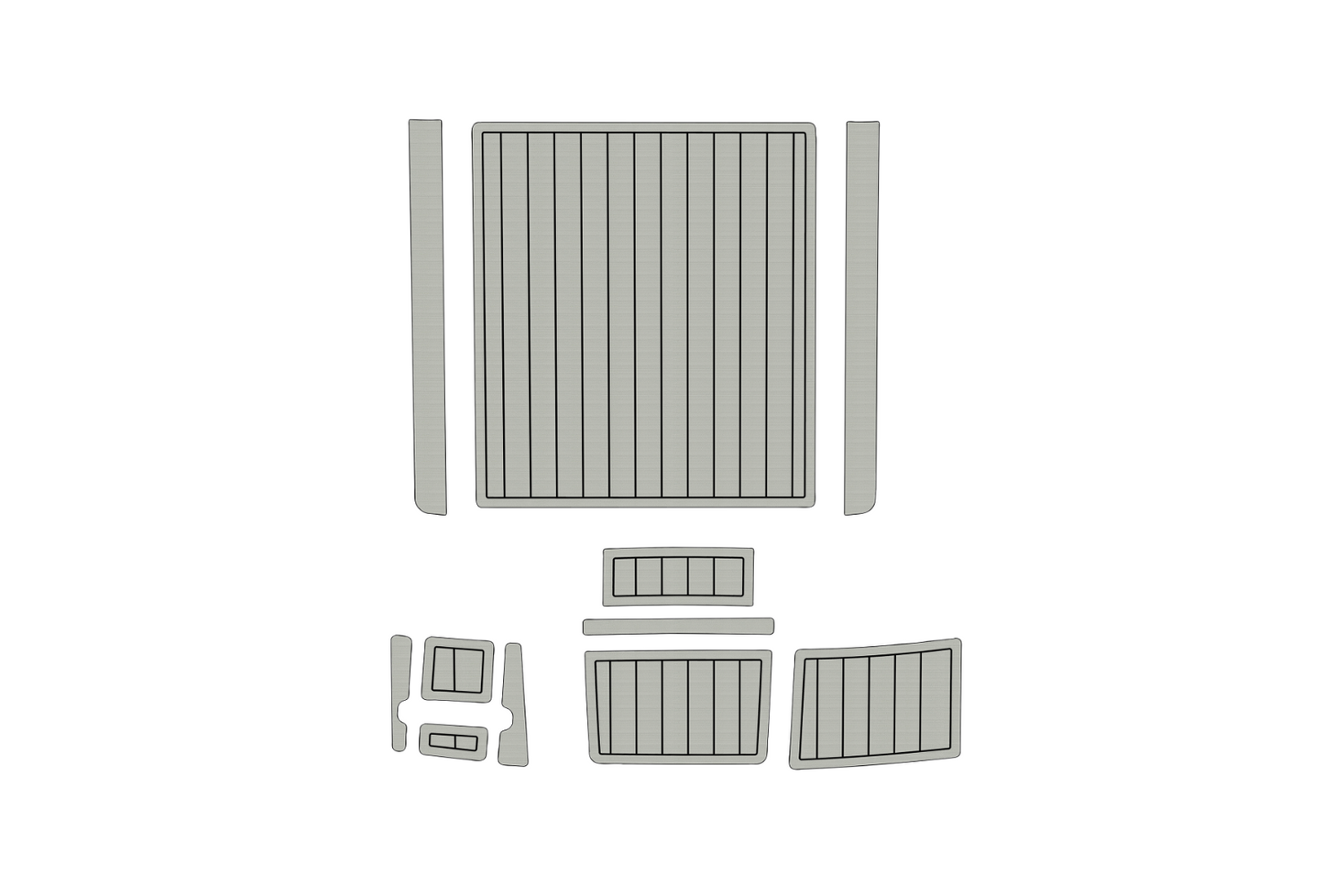 1999-2006 Bella 652 Marine teak deck EVA Foam Boat fuax foam mat flooring