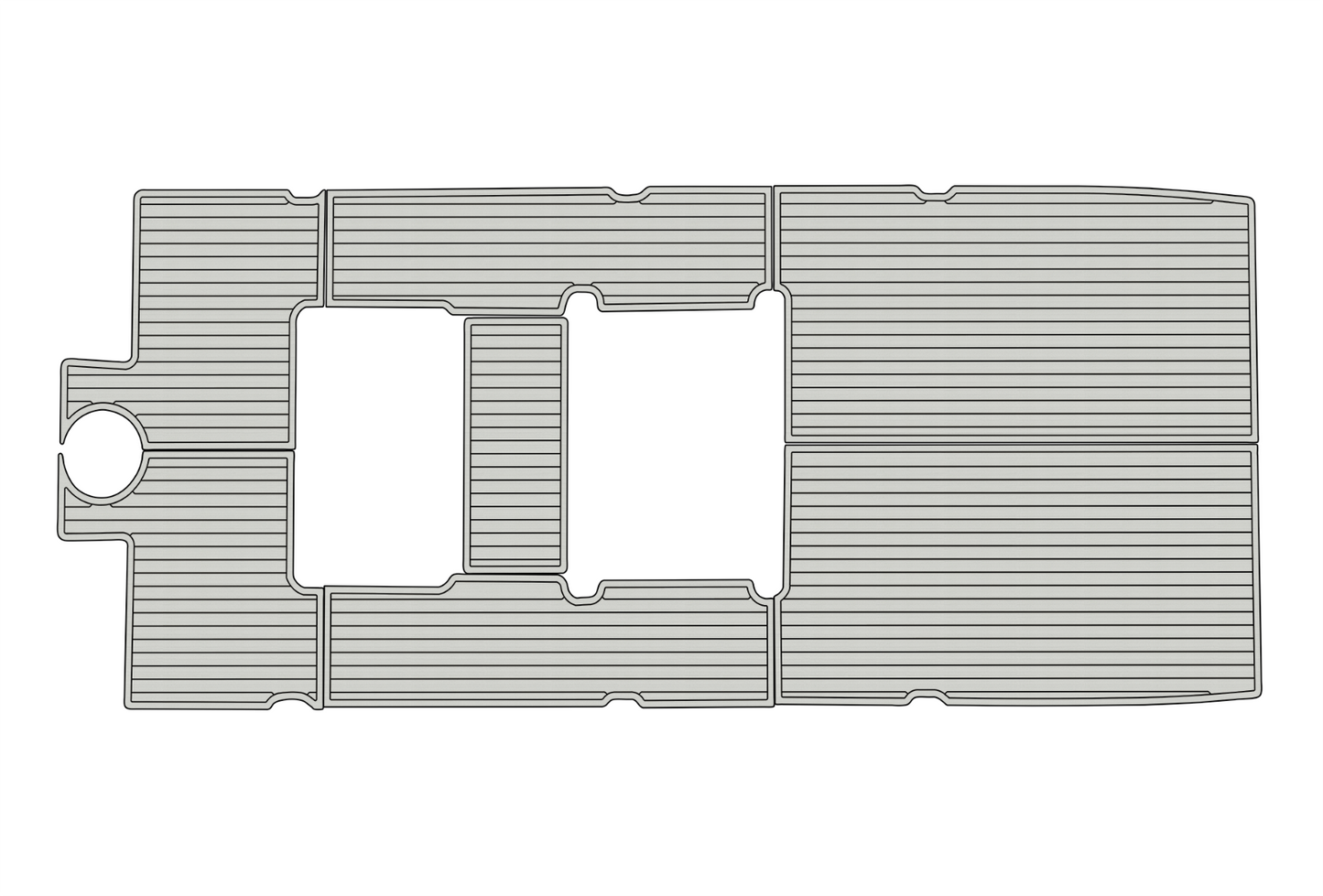 2016-2018 Carolina Skimmer 21 Cockpit 1/4"6mm EVA foam floor