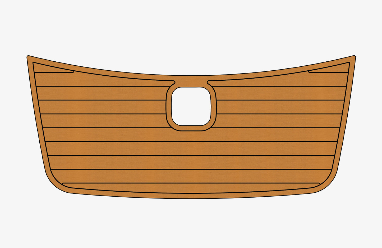 MALIBU MSP1 Anti-slip mat Custom EVA faux teak marine deck flooring