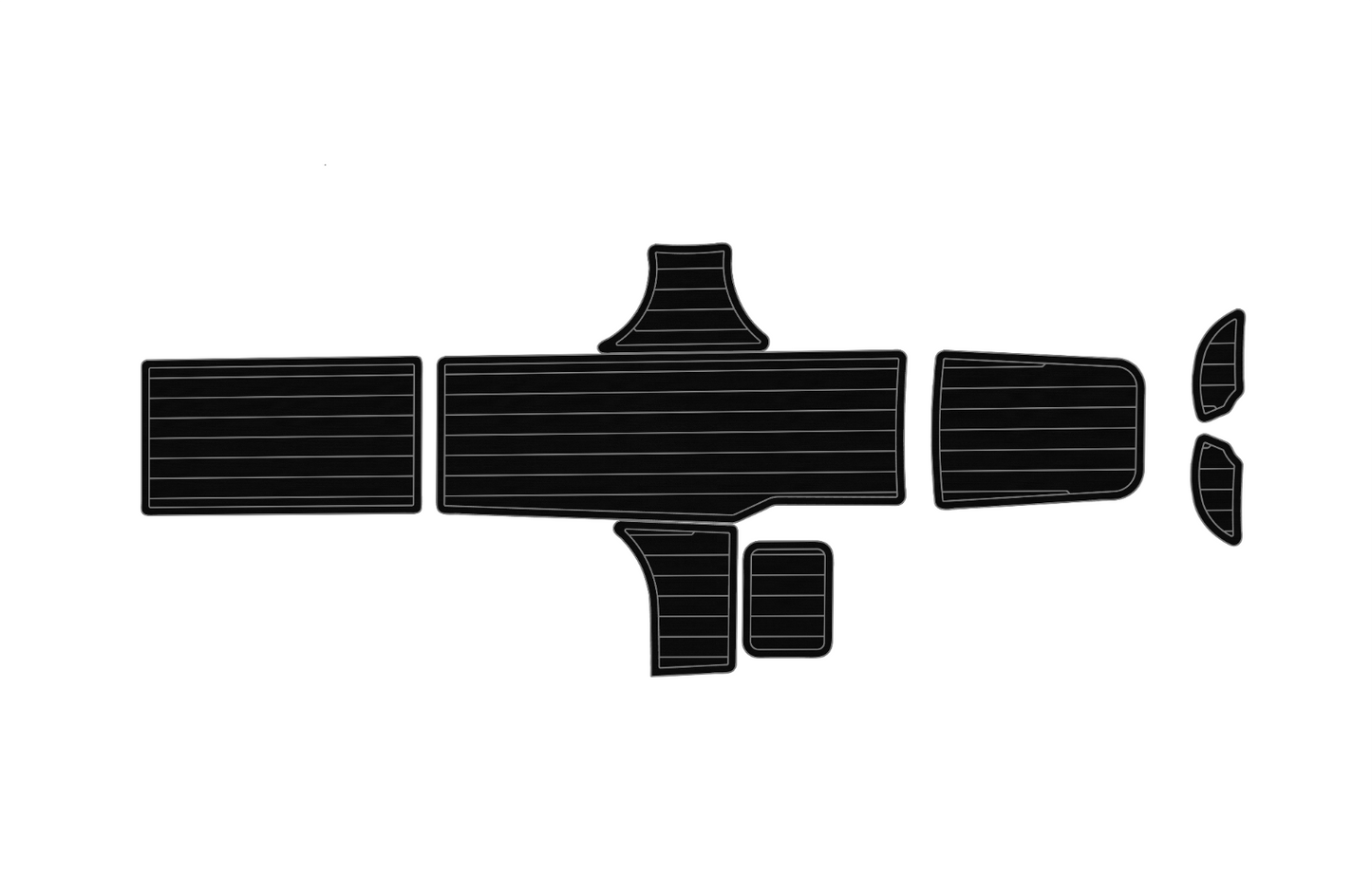 2015-2017 Bayliner Element XL Cockpit swim platform 1/4" 6mm EVA foam floor