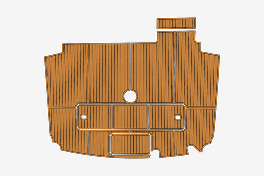 2000-2001 Viking 50 Convertible Cockpit 1/4"6mm EVA Foam faux mat floor