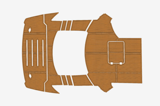 2012 Marquis 630 Anti-slip mat Custom EVA faux teak marine flooring