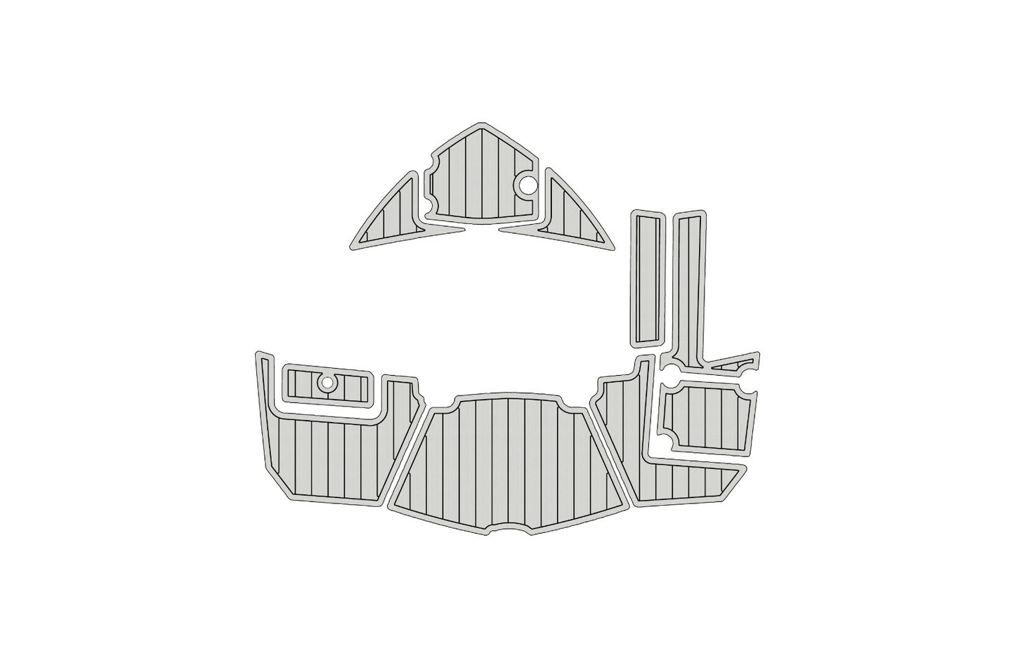 2010-2015 Monterey M3 Swim platform bow 1/4"6mm EVA Foam floor