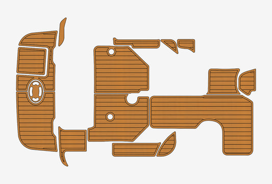 2003-2004 Sea Ray 260 Sundancer Marine teak deck seadek EVA Foam Boat flooring