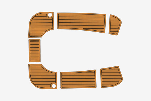 2004-2009 Hunter 33 Cockpit 1/4"6mm EVA Foam carpet marine floor