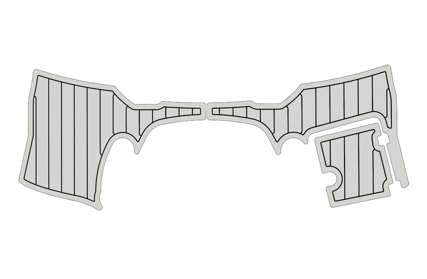 2021 CHAPARRAL 21 SSI OB Swim platform 1/4"6mm EVA foam faux mat floor