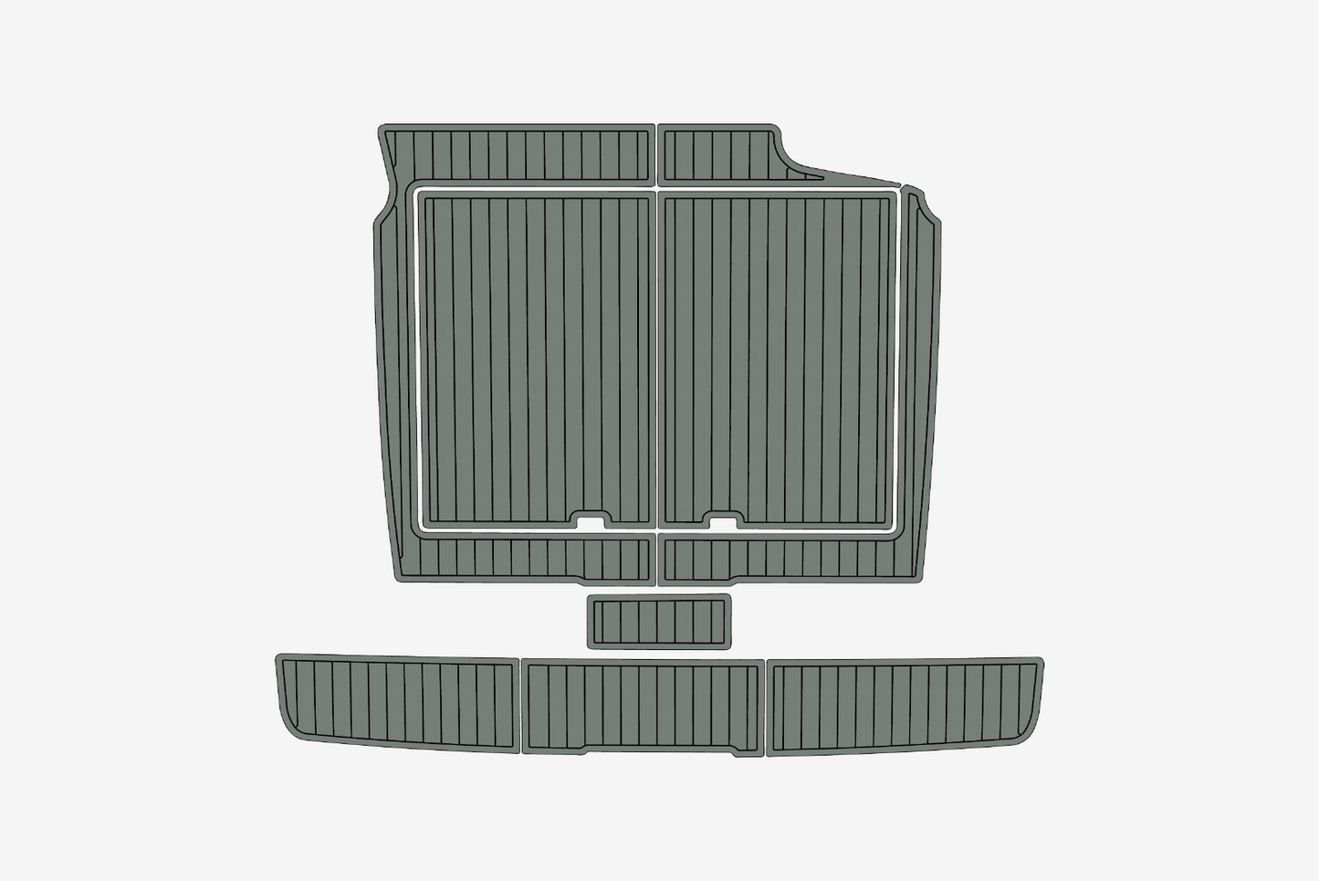 Mainship 30 Cockpit Swim platform 1/4"6mm EVA Foam floor