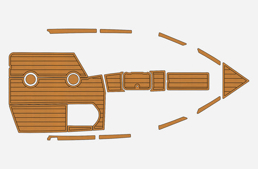 2002 Centurion Elite V Marine teak deck EVA Foam Boat flooring