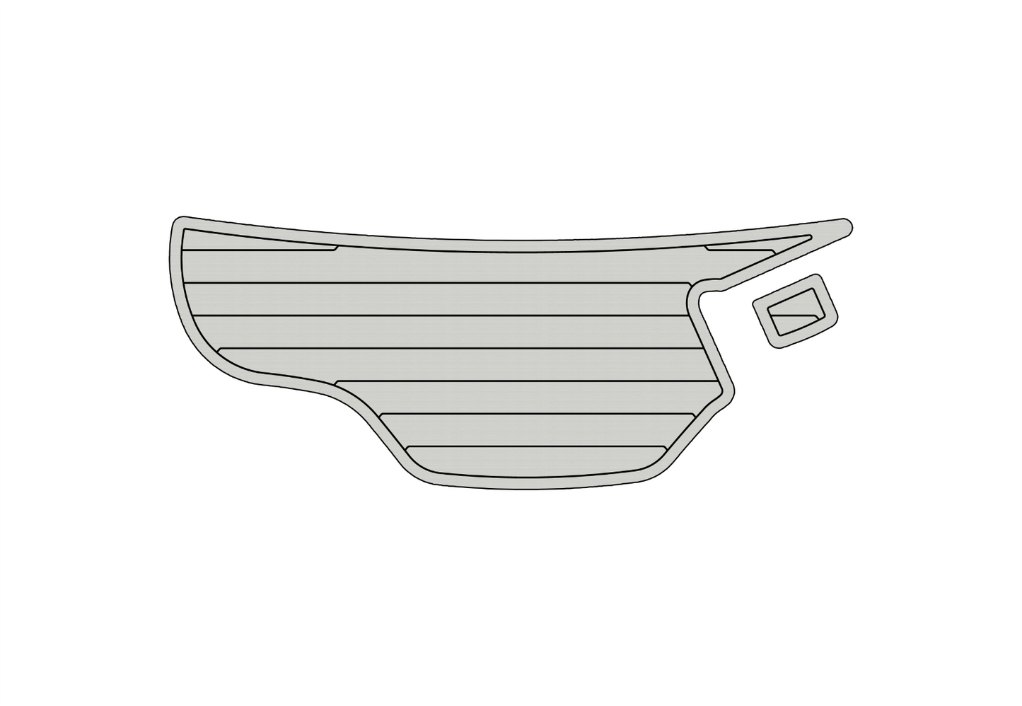 2004-2015 Tahoe Q4 Swim platform 1/4"6mm EVA foam faux MAT floor