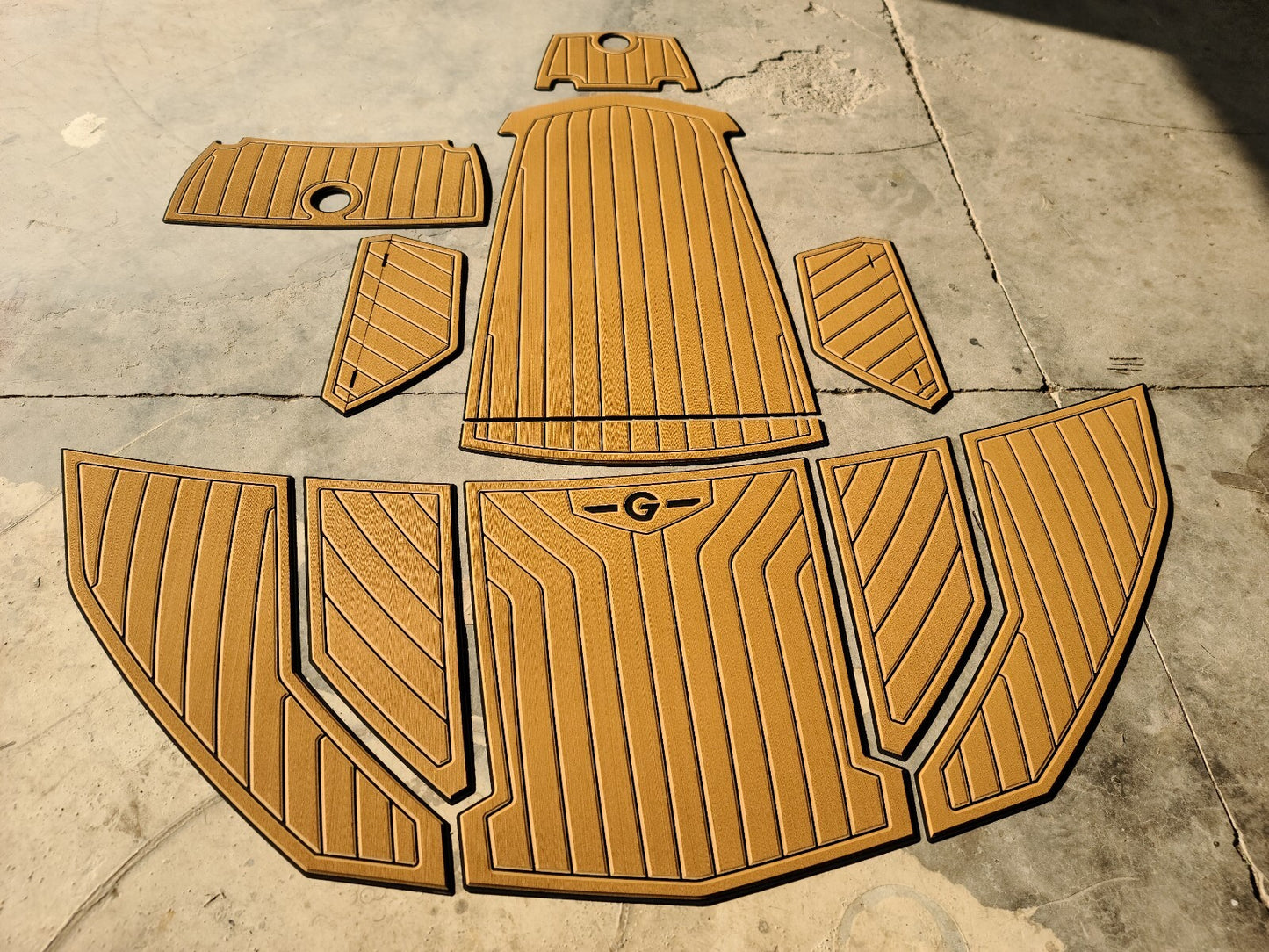 2015-2018 Nautique G23 Swiming Platform Pads 1/4" 6mm EVA FAUX Teak Decking