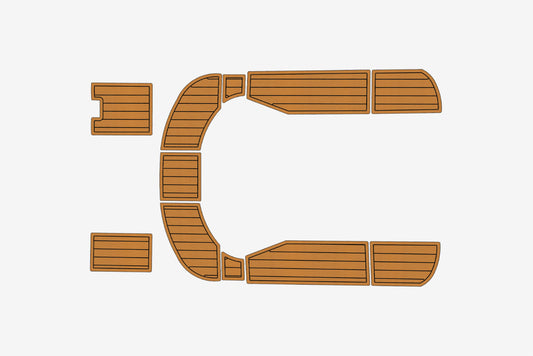 2001 Beneteau 46 Oceanus Anti-slip mat Custom EVA teak marine deck flooring
