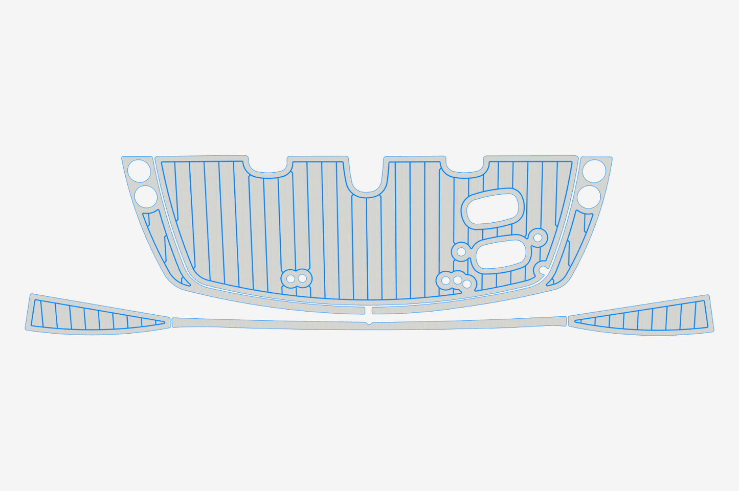 2016 Bennington Misc Anti-slip mat Custom EVA teak marine deck flooring