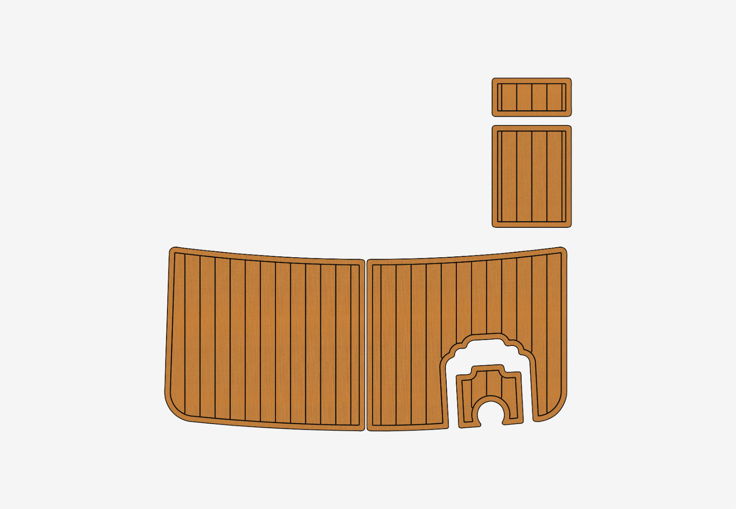 2002 Regal Commodore 3060 Marine teak deck seadek EVA Foam Boat flooring
