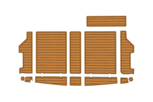 1988-1995 Bayliner 3288 3270 Cockpit Swim platform 1/4"6mm EVA foam faux floor