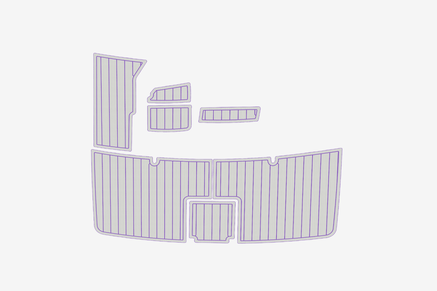 2008 Formula SS 280 Swim platform 1/4"6mm EVA Foam carpet marine floor