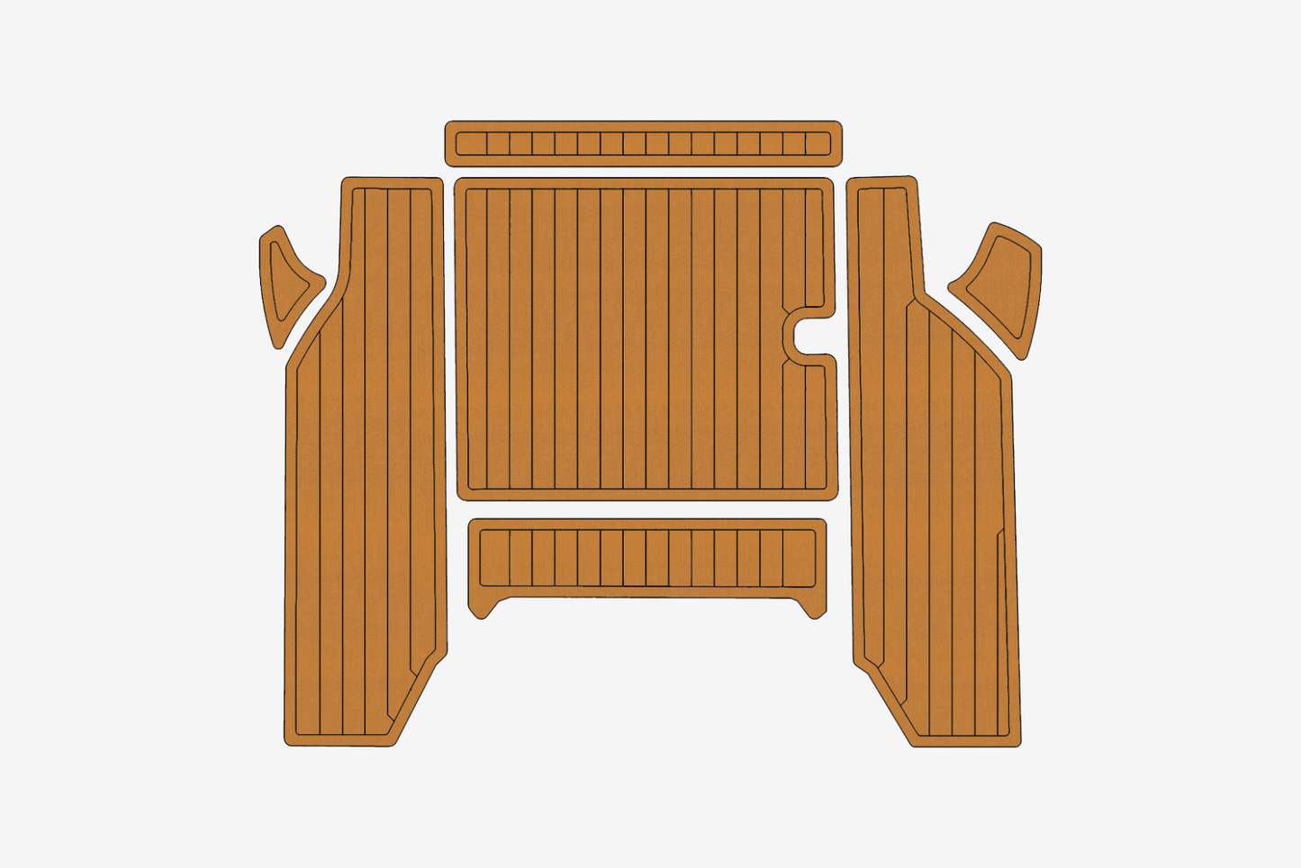 2014 Jeanneau Merry Fisher 645 Marine teak deck EVA Foam Boat flooring