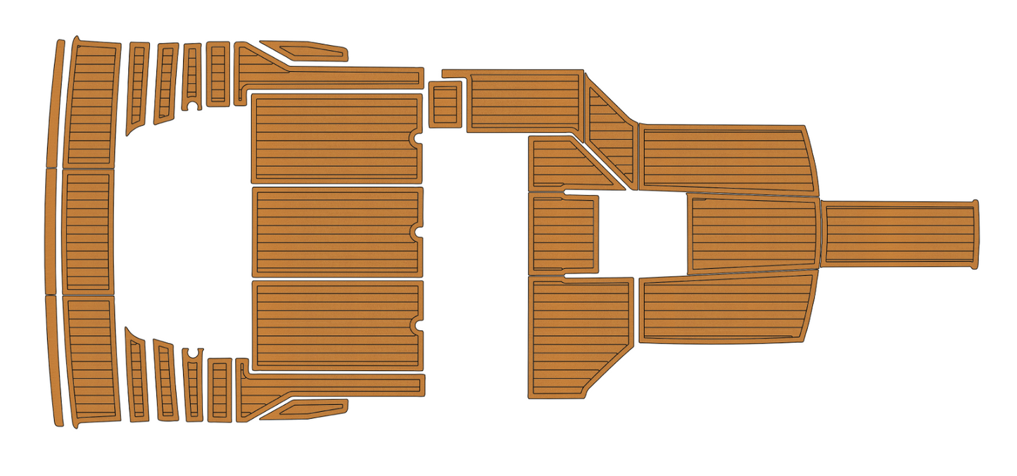 1998-2002 Carver 380 Santego Cockpit Swim platform 1/4"6mm EVA Foam floor