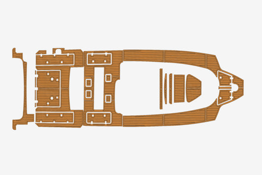 2015-2021 Boston Whaler 42 Outrage Anti-slip Custom EVA marine deck flooring