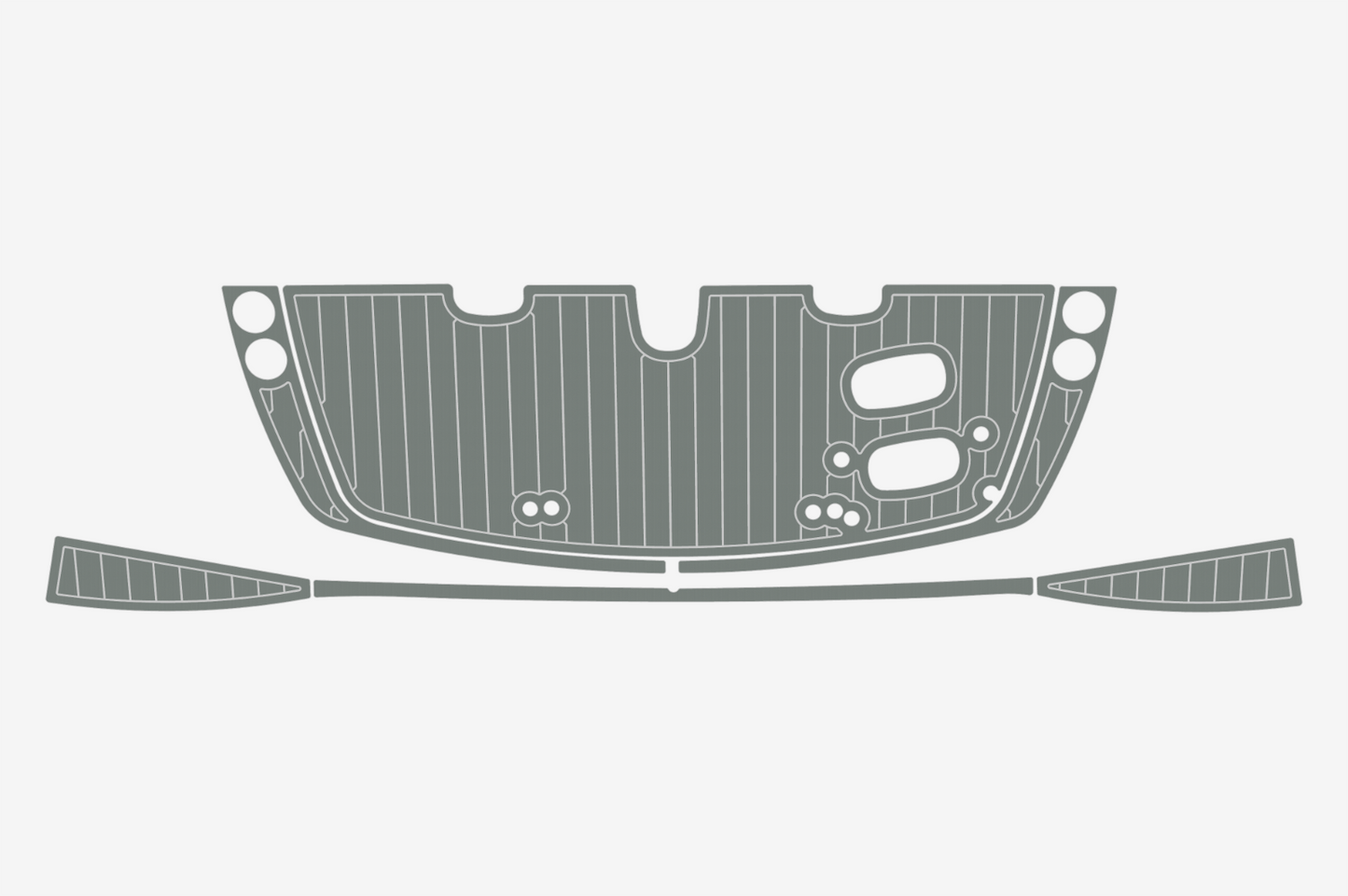 2016 Bennington Misc Anti-slip mat Custom EVA teak marine deck flooring