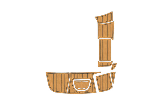 2009-2015 Sea Ray 280 Sundeck Swim platform 1/4" 6mm EVA faux teak mat Floor