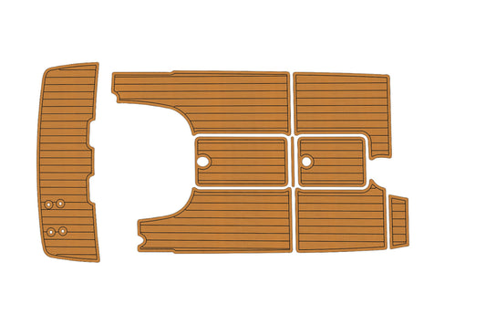 2003-2011 Bayliner 192 Cuddy Swim platform cockpit 1/4" 6mm EVA faux teak Floor