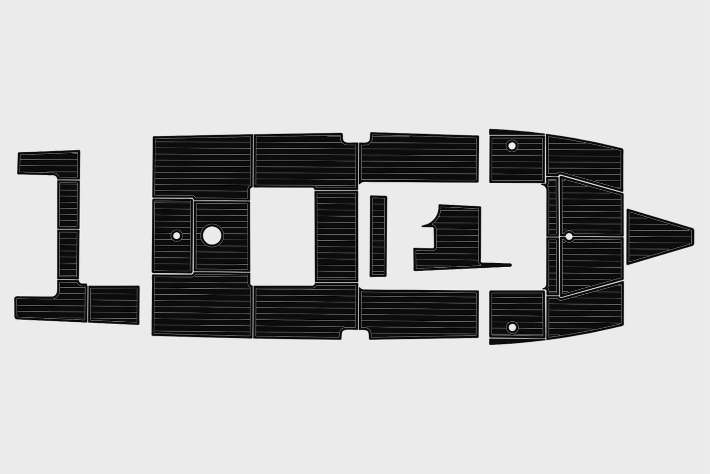 2004-2010 Regulator 32 FS Cockpit Swim platform 1/4"6mm EVA Foam floor