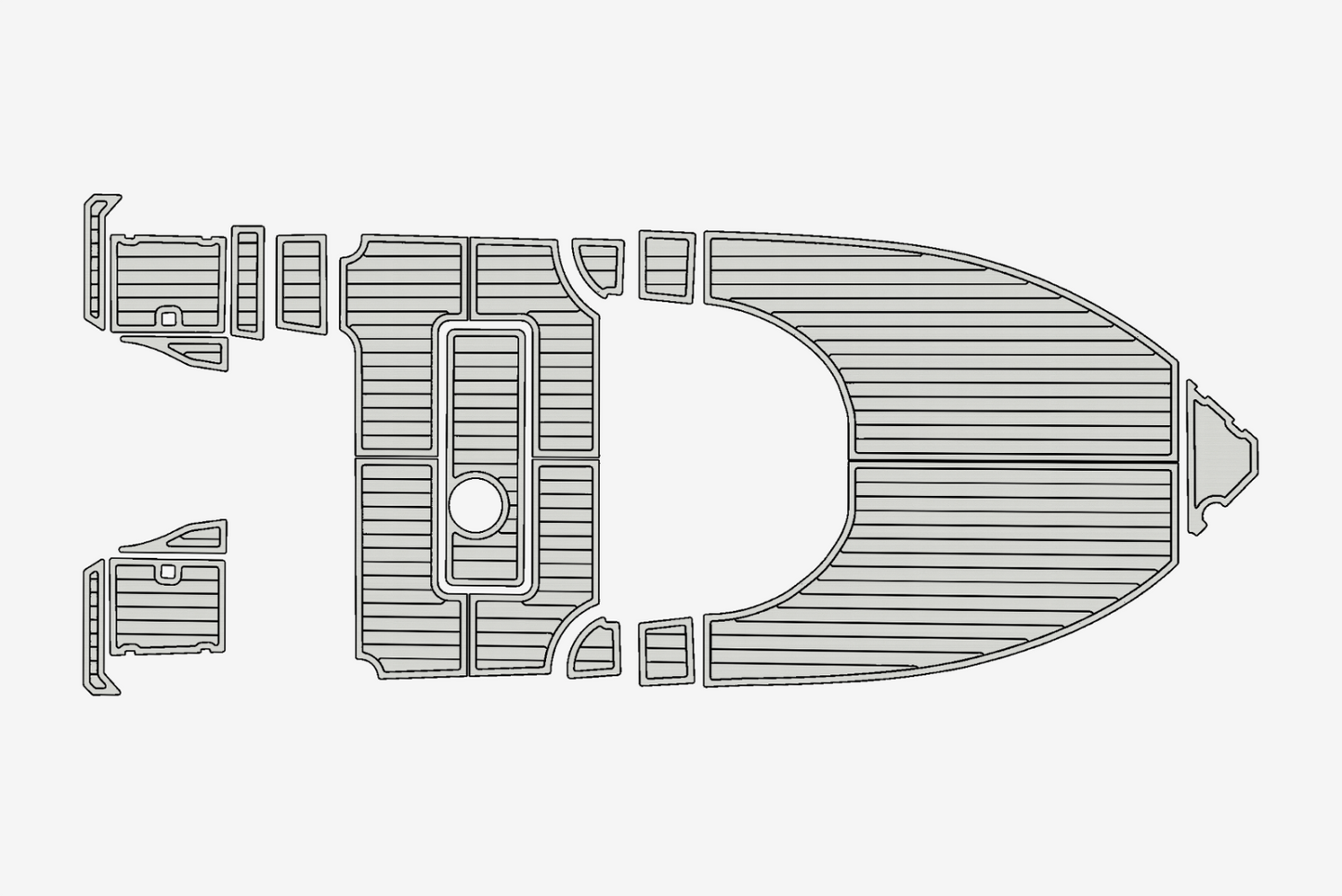 2020 Benetau Barracuda 595 SD Anti-slip Custom EVA teak marine deck flooring