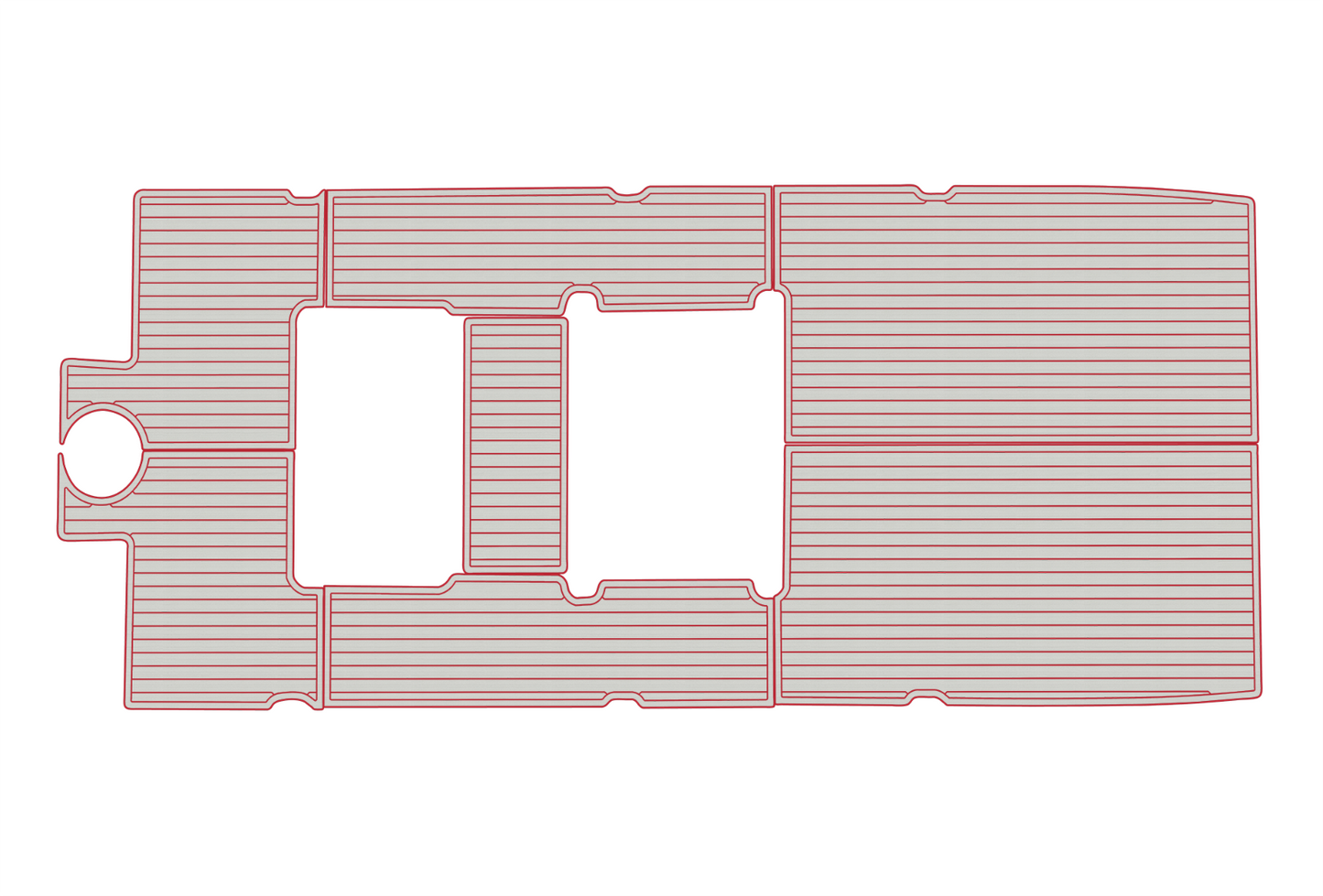 2016-2018 Carolina Skimmer 21 Cockpit 1/4"6mm EVA foam floor