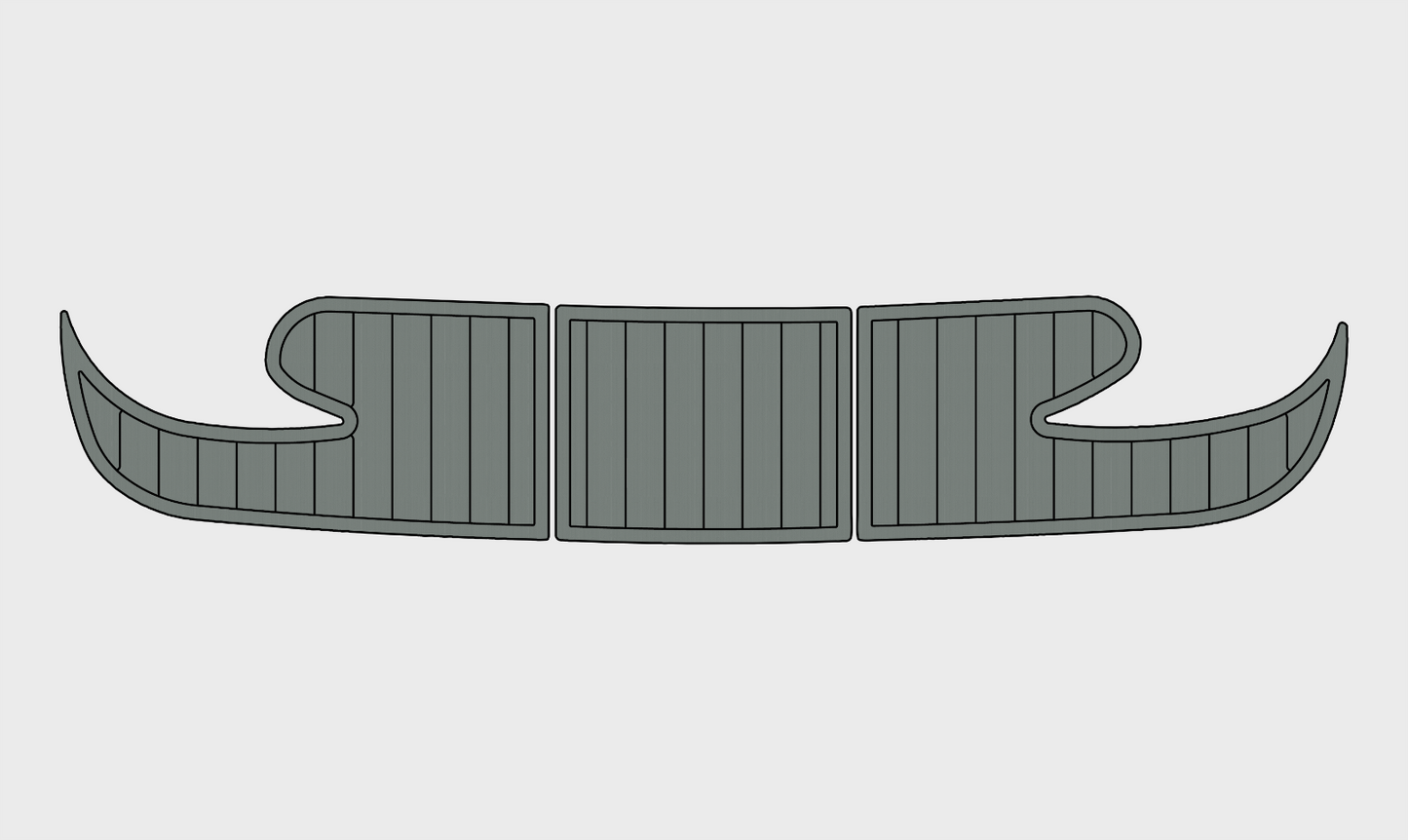 1995-1997 Rinker 232 Captiva Cuddy Cockpit Swim platform 1/4"6mm EVA foam floor