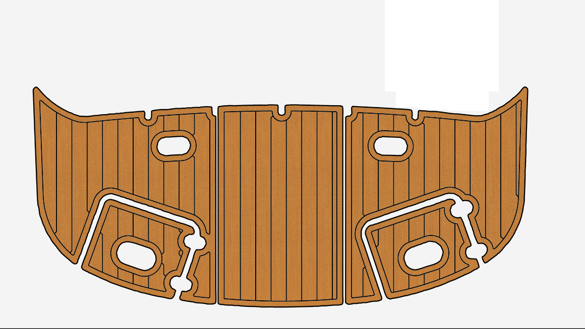 2002-2005 Four winns 214 Funship Marine teak deck EVA Foam Boat flooring
