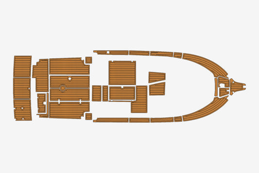 2006 Elamd 25 Marine teak deck EVA Foam Boat flooring