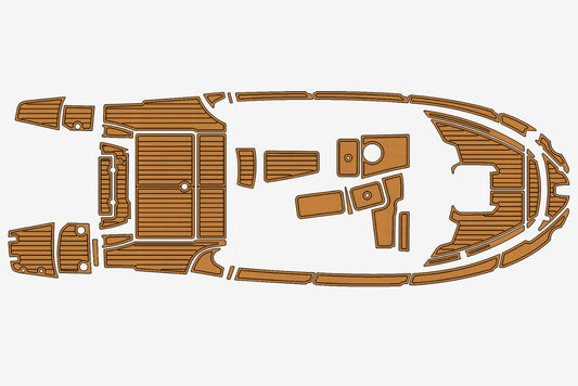 2013 Benetau Antares 78 Anti-slip mat Custom EVA teak marine deck flooring