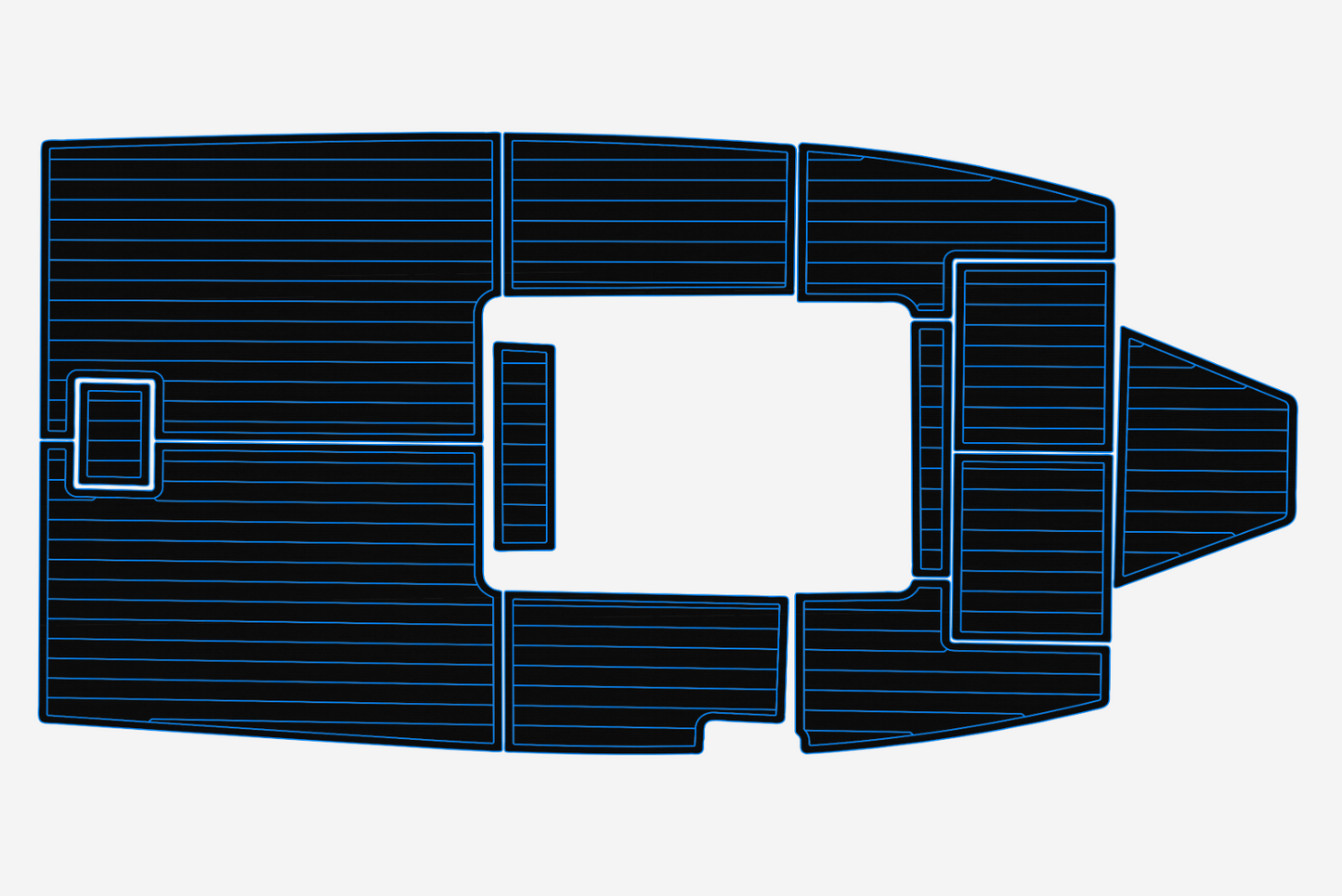 2002-2004 Regulator 21 FS CC Cockpit 1/4"6mm EVA Foam floor