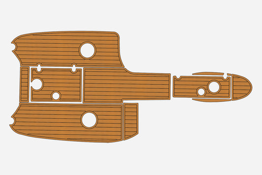 2006-2008 Crownline 260 LS Cockpit swim platform bow 1/4" 6mm EVA Foam MAT floor